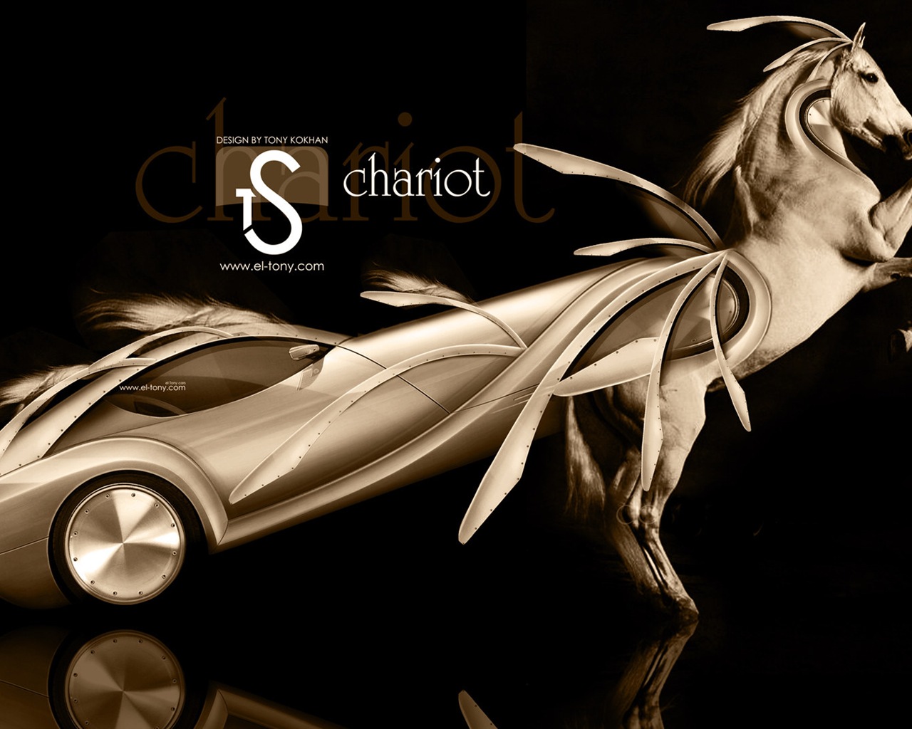 Creative fond d'écran de conception de voiture de rêve, Faune automobile #19 - 1280x1024