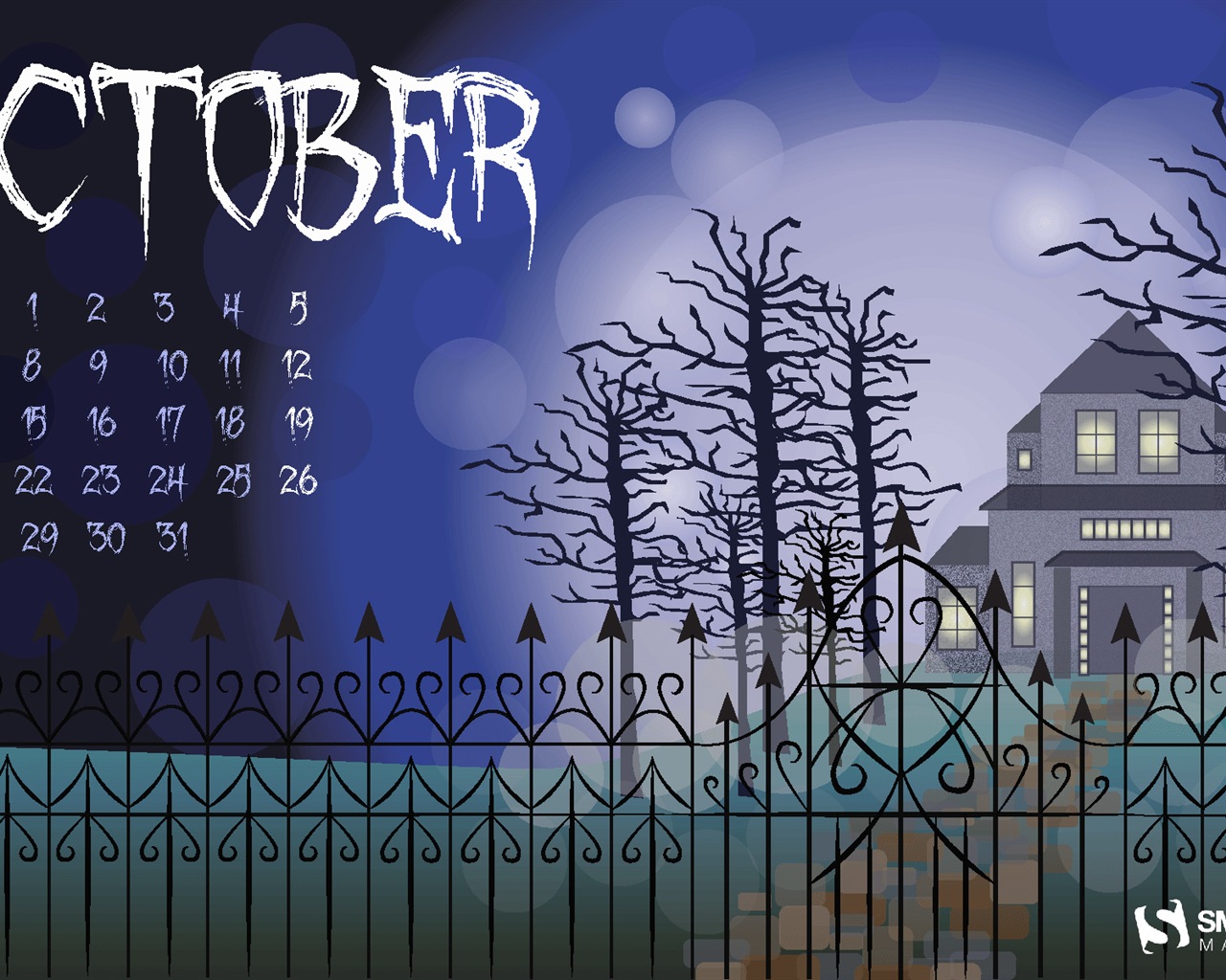 October 2013 calendar wallpaper (2) #1 - 1280x1024