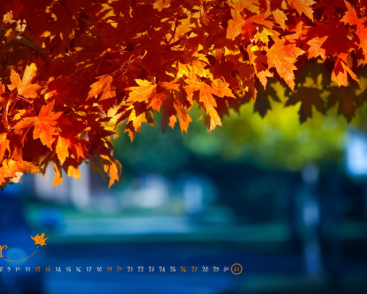 October 2013 calendar wallpaper (2) #12 - 1280x1024