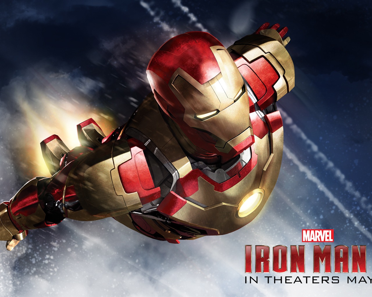 2013 Iron Man 3 neuesten HD Wallpaper #5 - 1280x1024