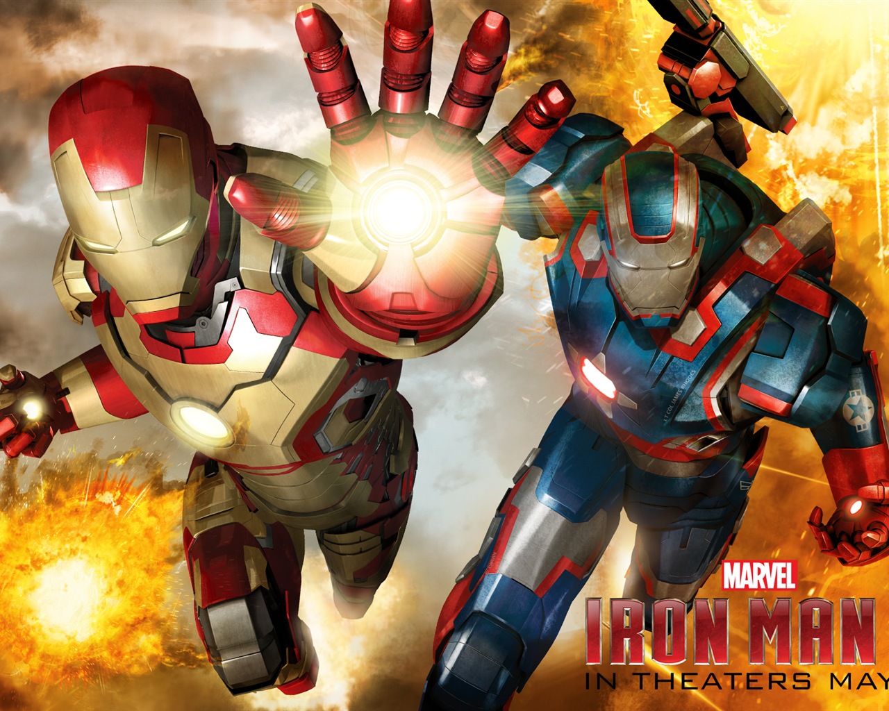 Iron Man 3 2013 鋼鐵俠3 最新高清壁紙 #6 - 1280x1024