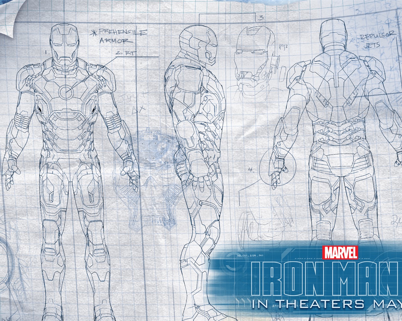 2013 Iron Man 3 neuesten HD Wallpaper #8 - 1280x1024