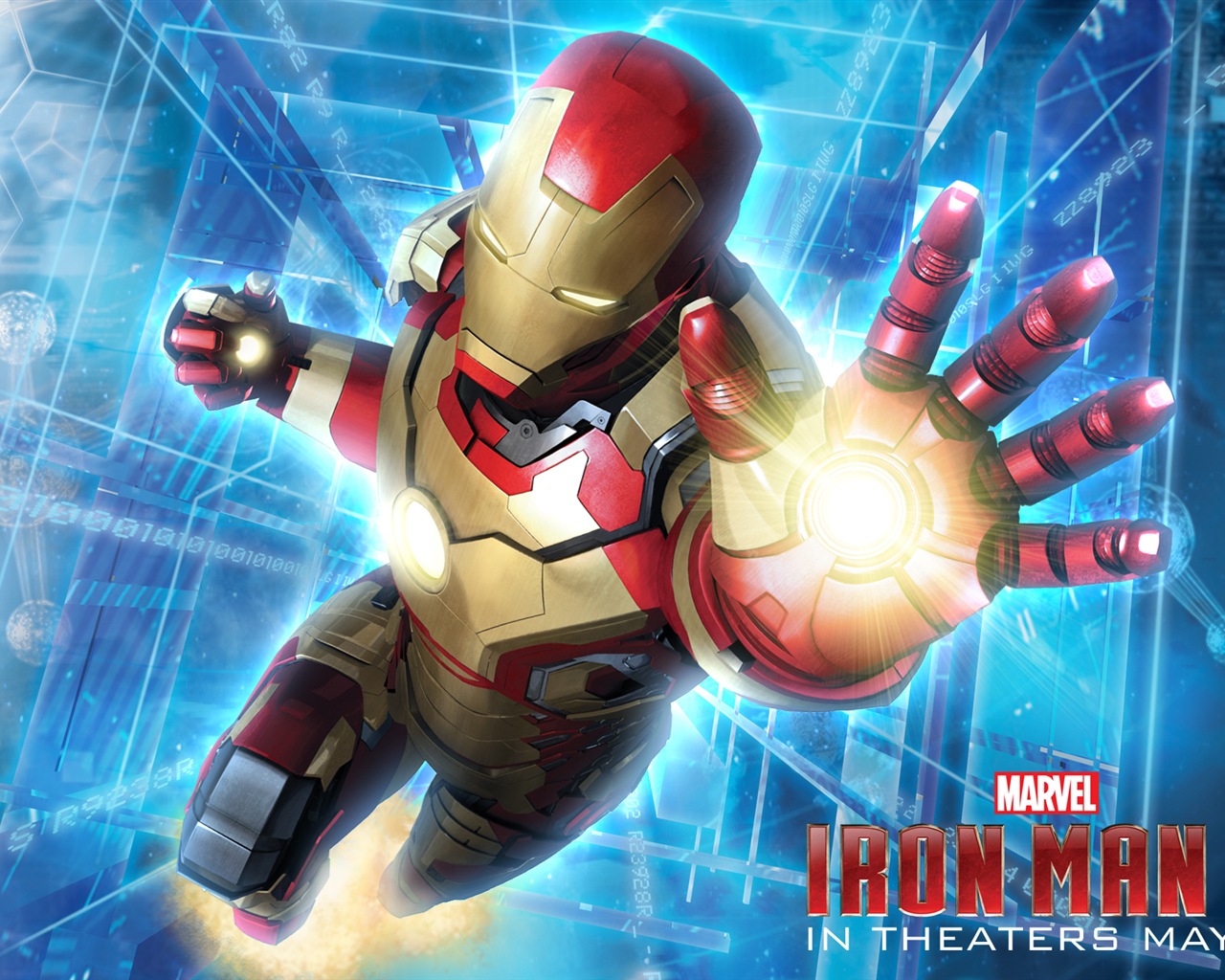 Iron Man 3 2013 鋼鐵俠3 最新高清壁紙 #9 - 1280x1024
