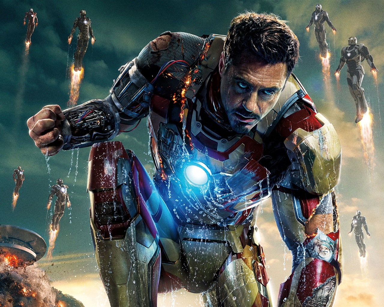 2013 Iron Man 3 neuesten HD Wallpaper #12 - 1280x1024