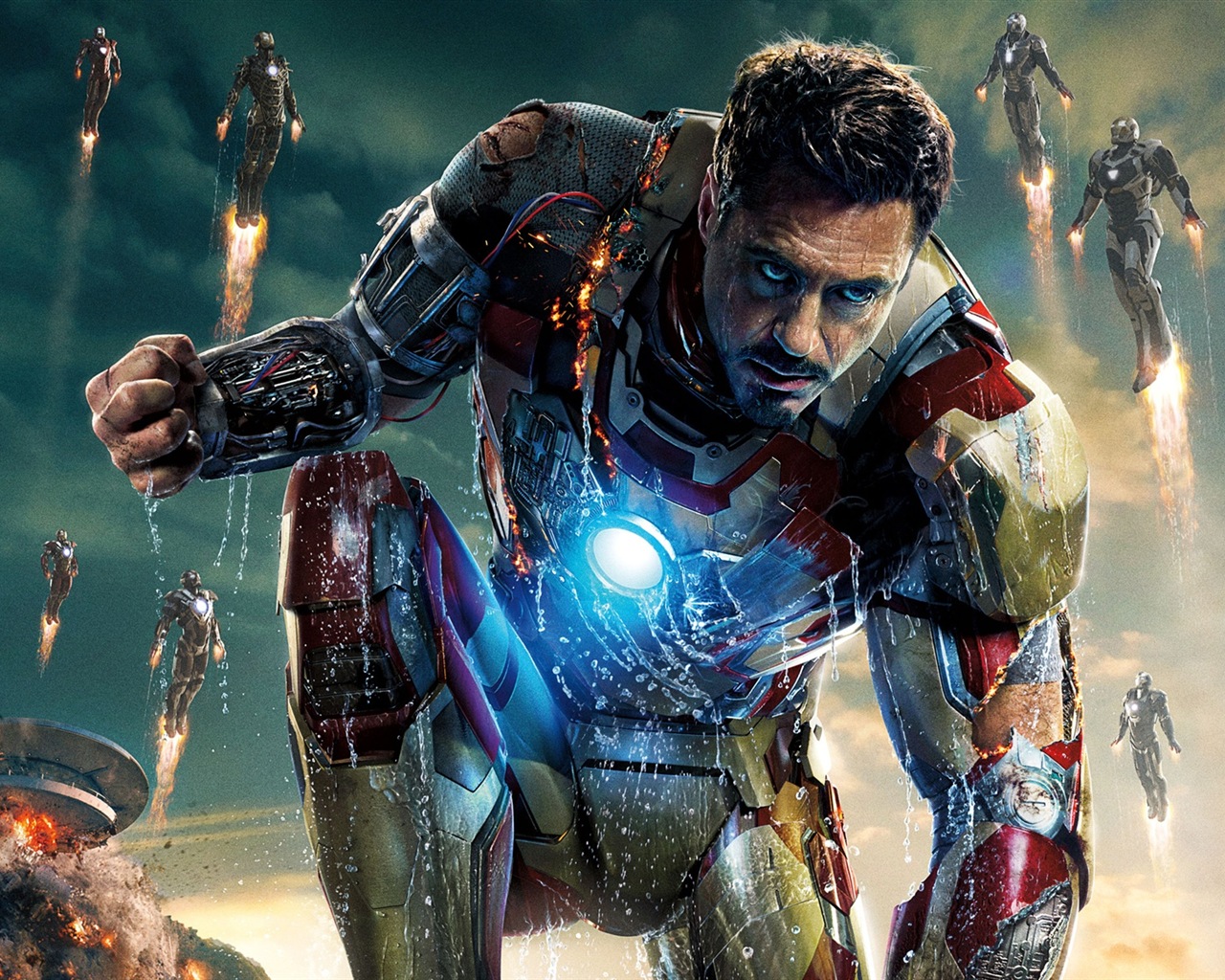 Iron Man 3 2013 鋼鐵俠3 最新高清壁紙 #12 - 1280x1024