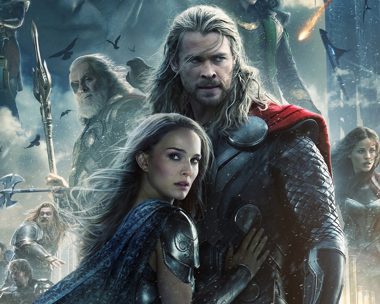 Thor 2: The Dark World HD tapety na plochu #1 - 1280x1024