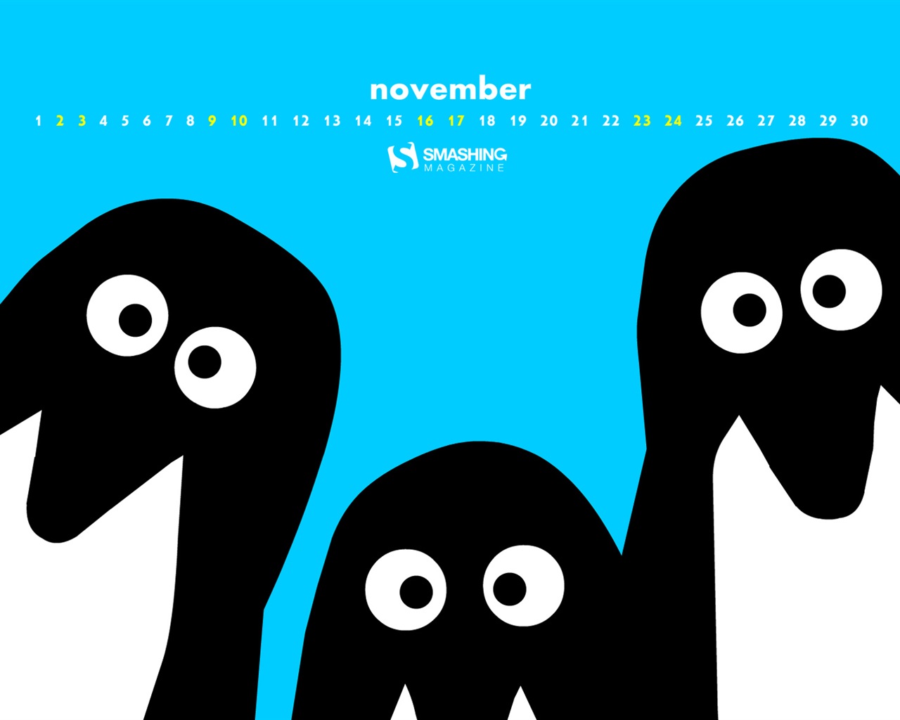November 2013 Calendar wallpaper (1) #4 - 1280x1024