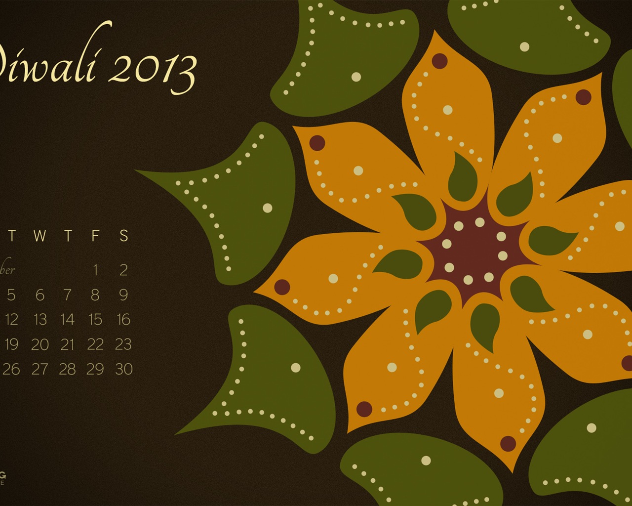 November 2013 Calendar wallpaper (2) #5 - 1280x1024