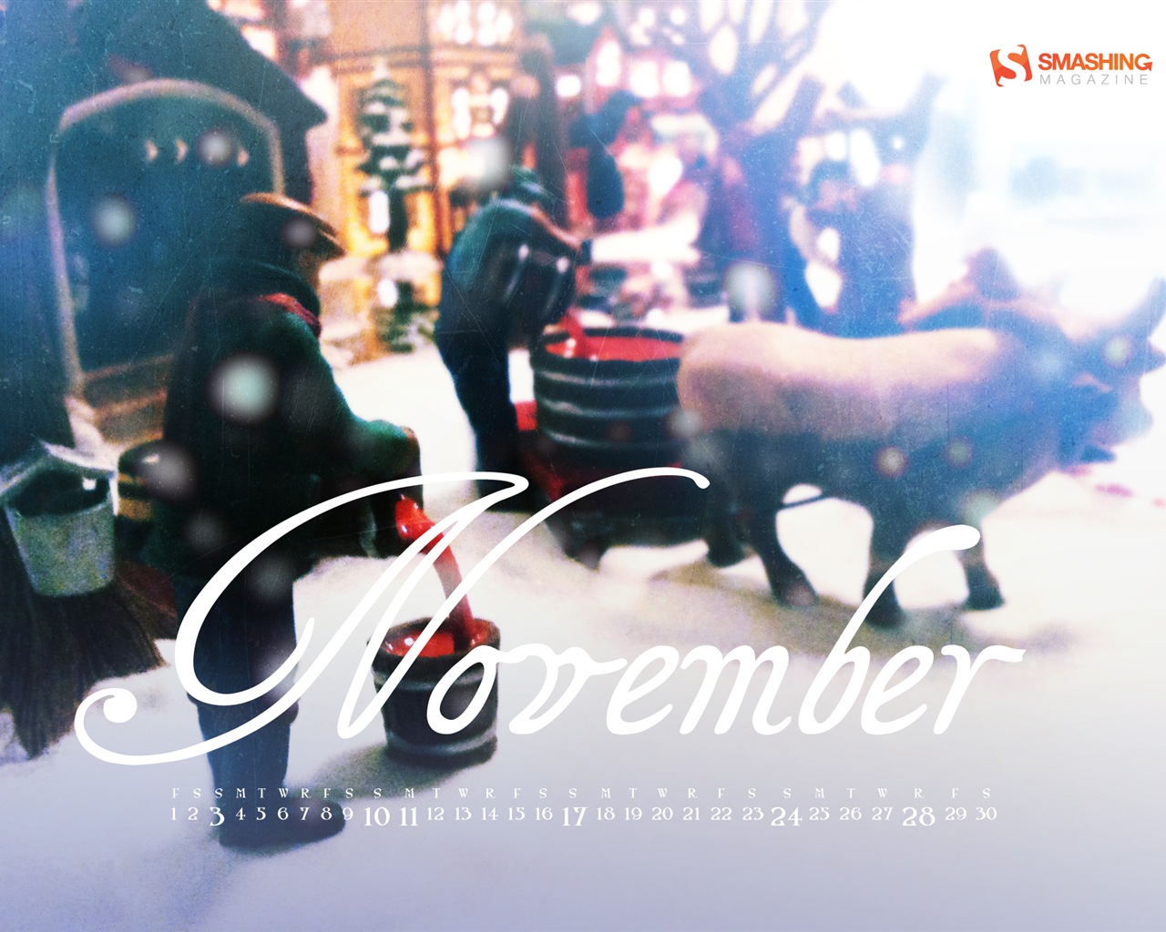 November 2013 Calendar wallpaper (2) #11 - 1280x1024