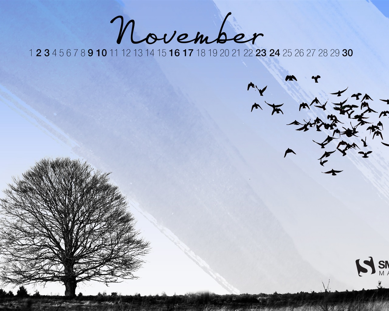 Novembre 2013 Calendar Wallpaper (2) #17 - 1280x1024