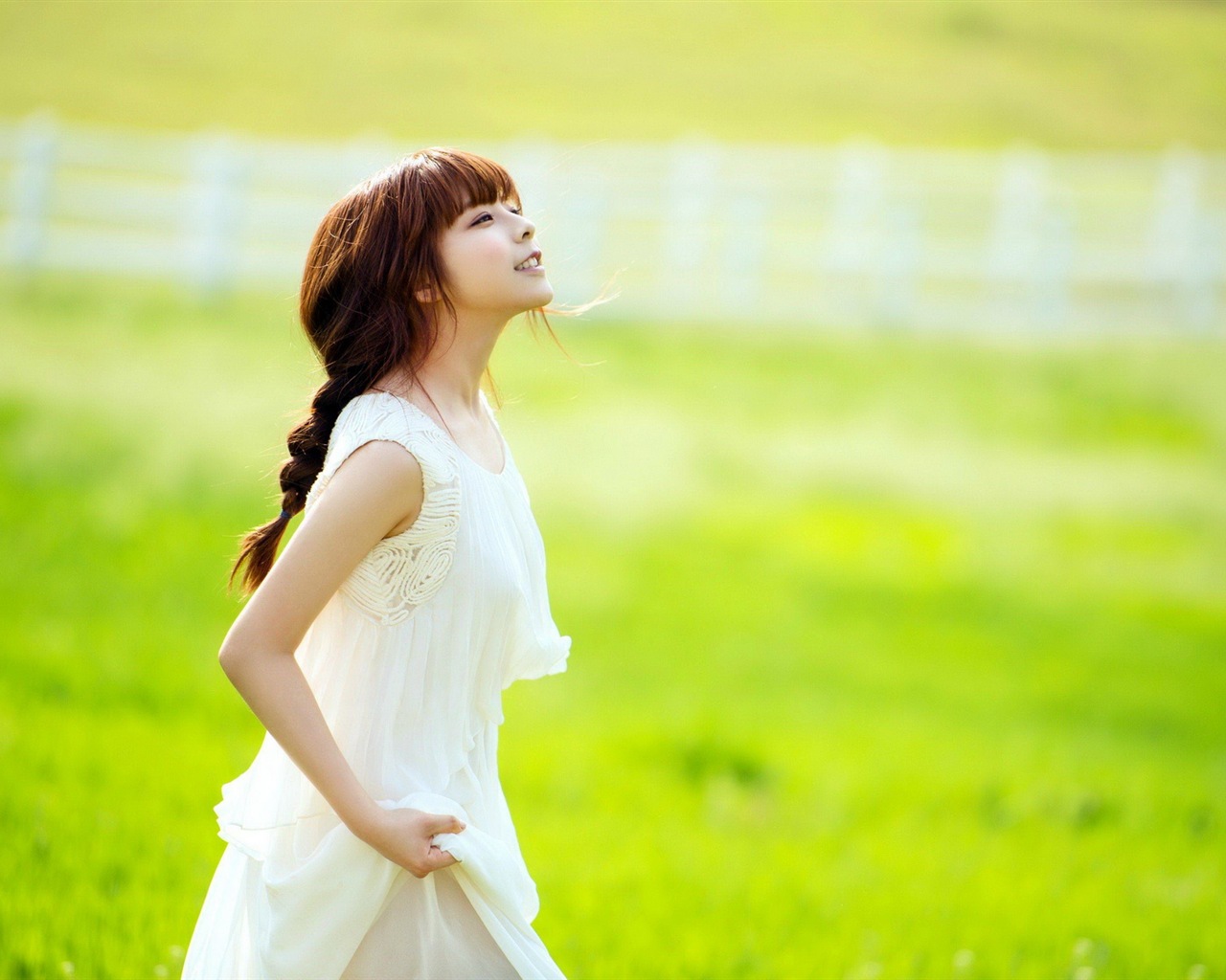 JUNIEL Korea krásné HD tapety na plochu dívky #11 - 1280x1024