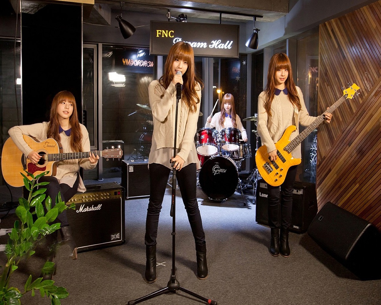 JUNIEL Korea krásné HD tapety na plochu dívky #13 - 1280x1024