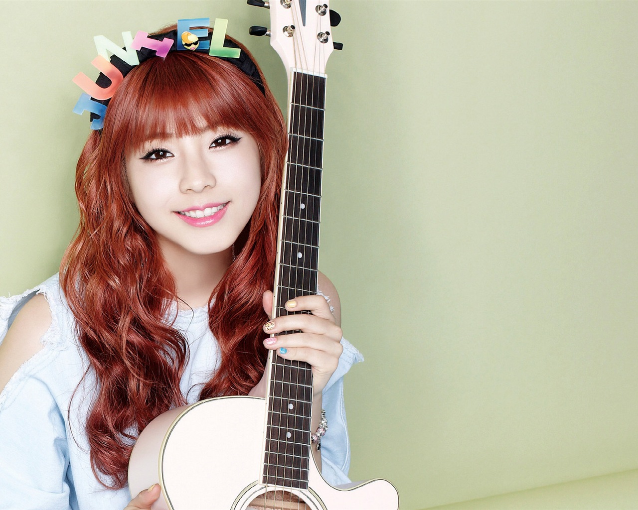 JUNIEL Korea krásné HD tapety na plochu dívky #15 - 1280x1024