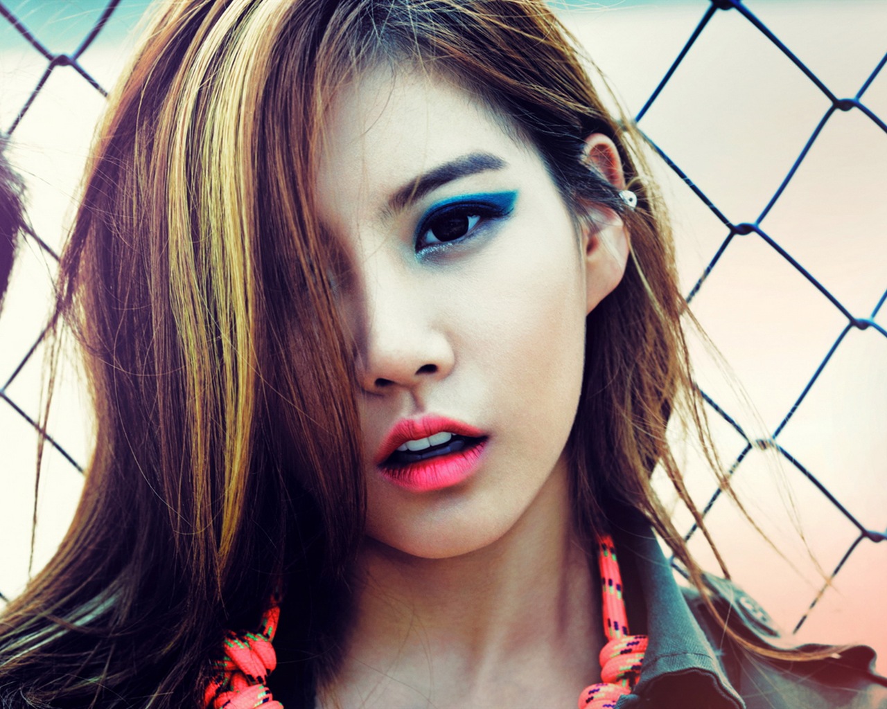 Glam korejské hudební dívky tapety #3 - 1280x1024