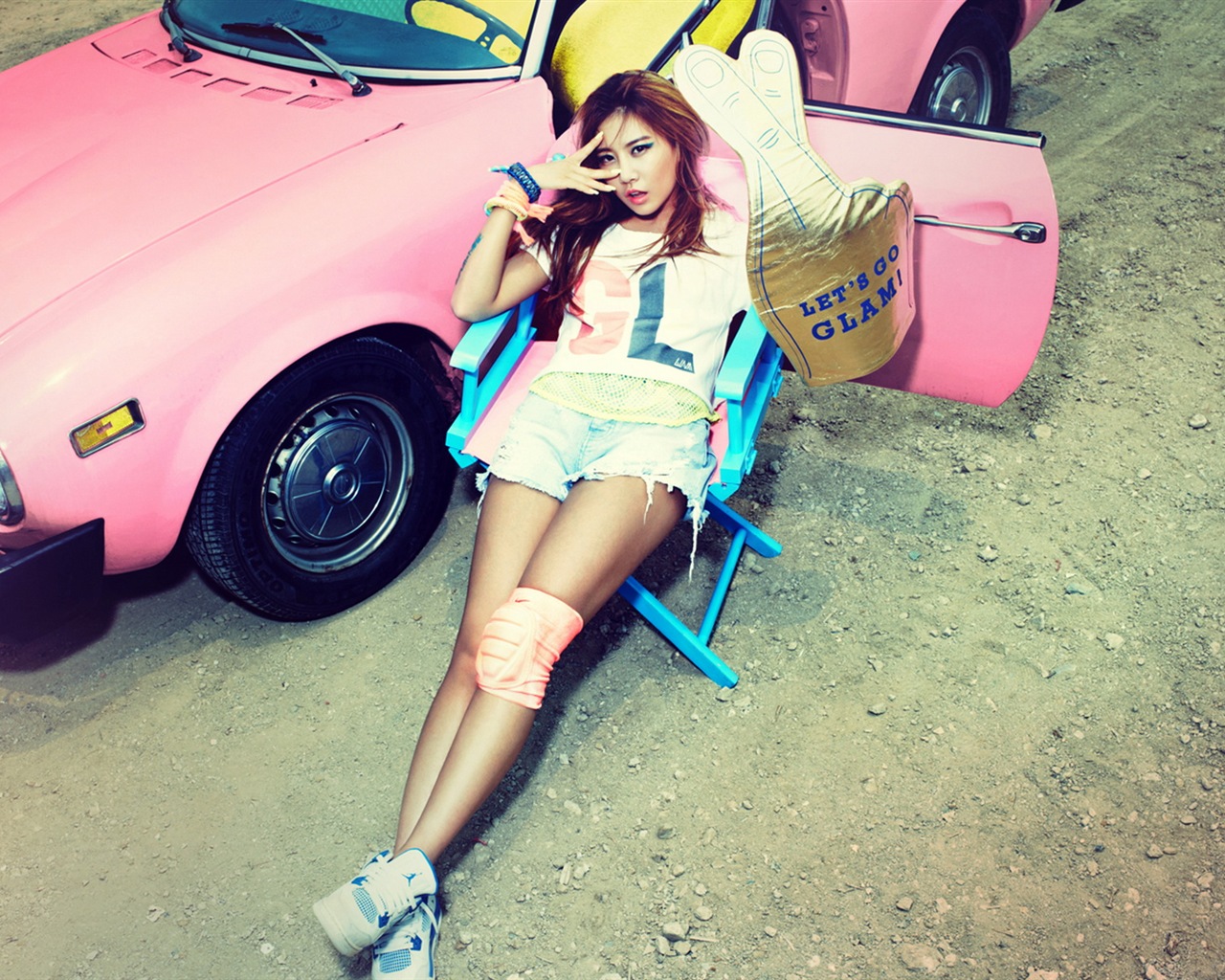 Glam korejské hudební dívky tapety #8 - 1280x1024