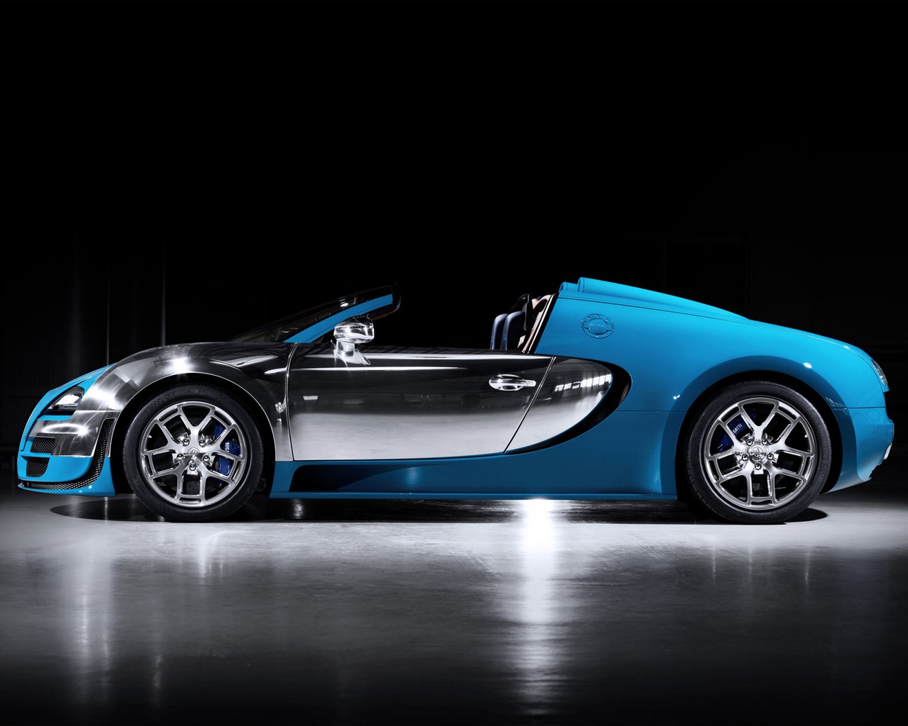 2013 Bugatti Veyron 16.4 Grand Sport Vitesse supercar HD tapety na plochu #6 - 1280x1024