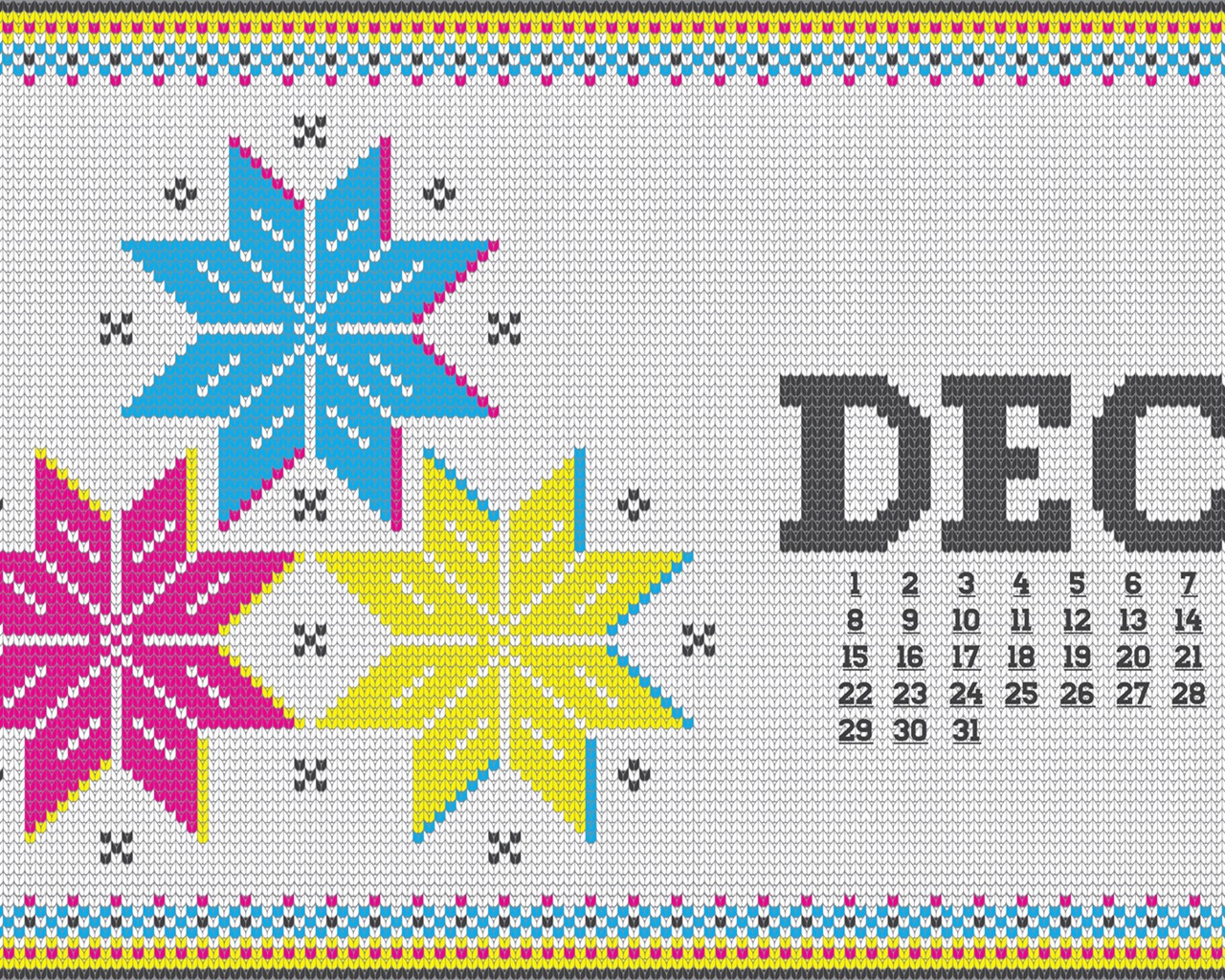12. 2013 Kalendář tapety (1) #3 - 1280x1024