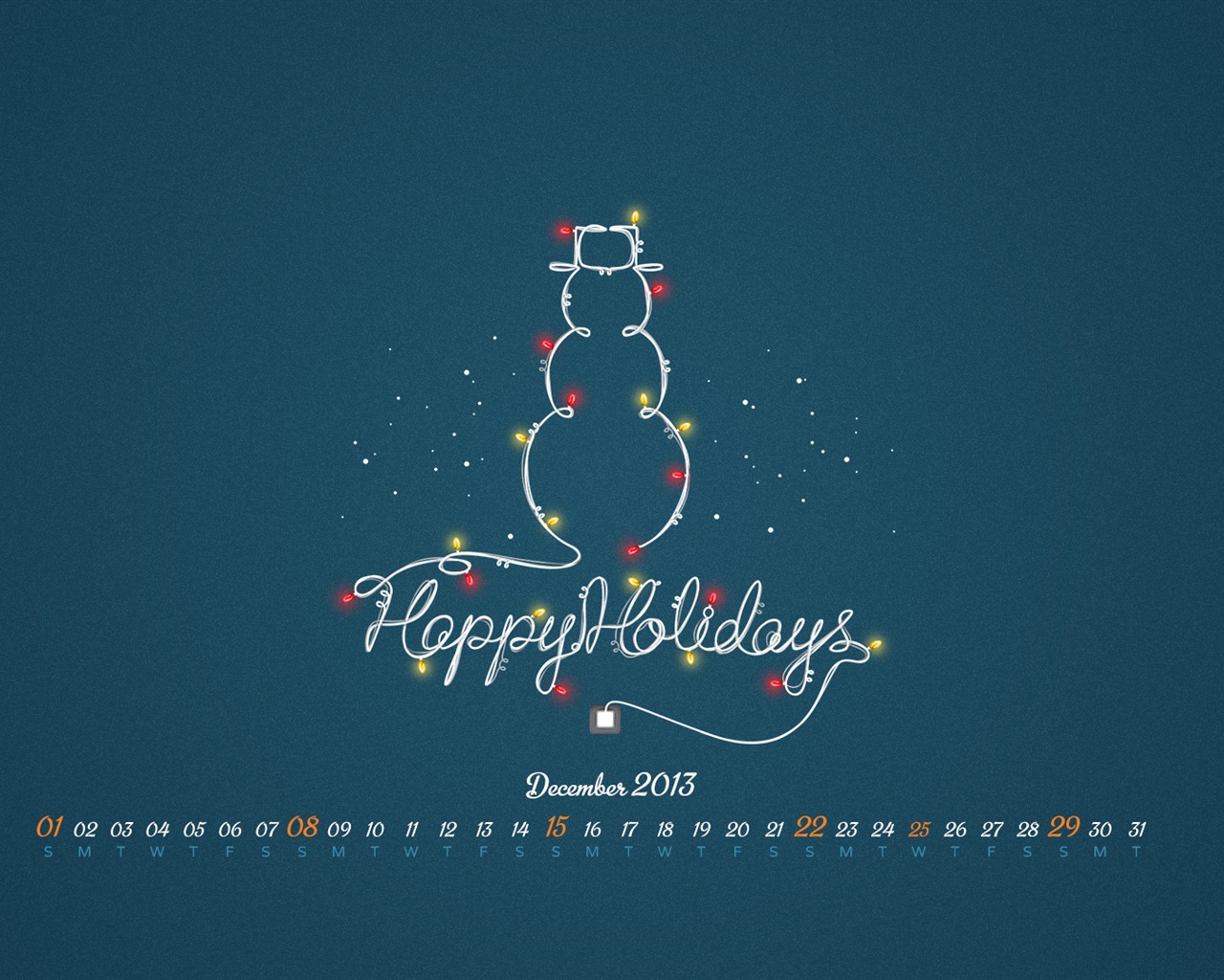 December 2013 Calendar wallpaper (1) #19 - 1280x1024