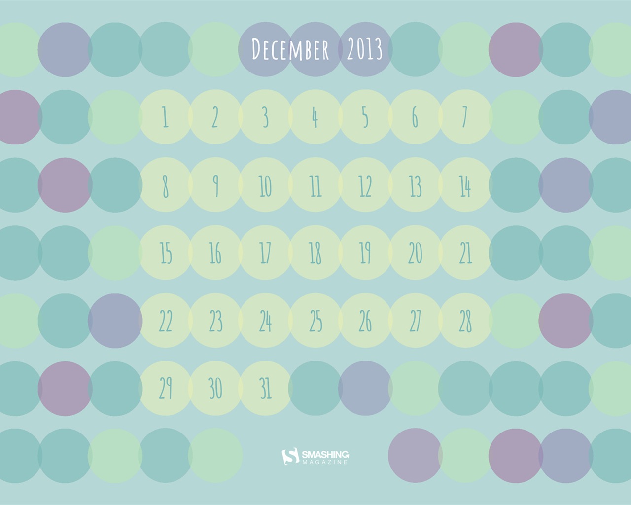 December 2013 Calendar wallpaper (2) #8 - 1280x1024