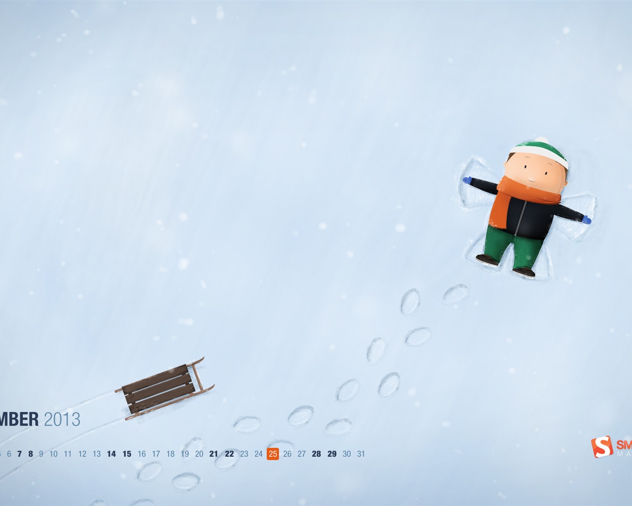 December 2013 Calendar wallpaper (2) #12 - 1280x1024