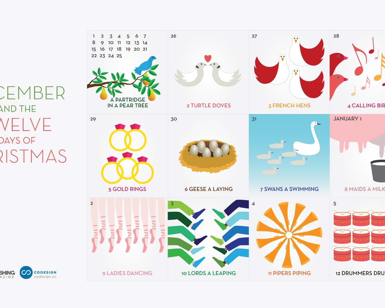 December 2013 Calendar wallpaper (2) #15 - 1280x1024