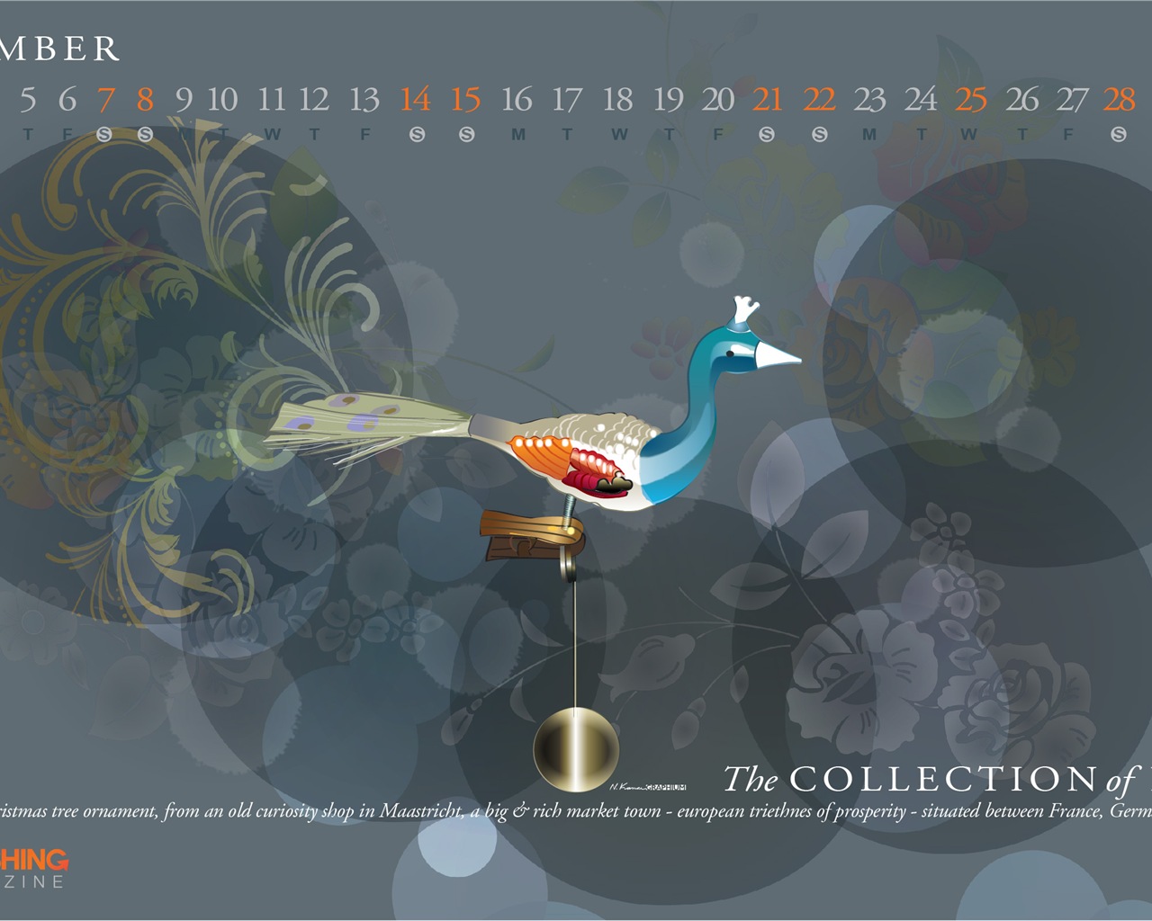December 2013 Calendar wallpaper (2) #16 - 1280x1024