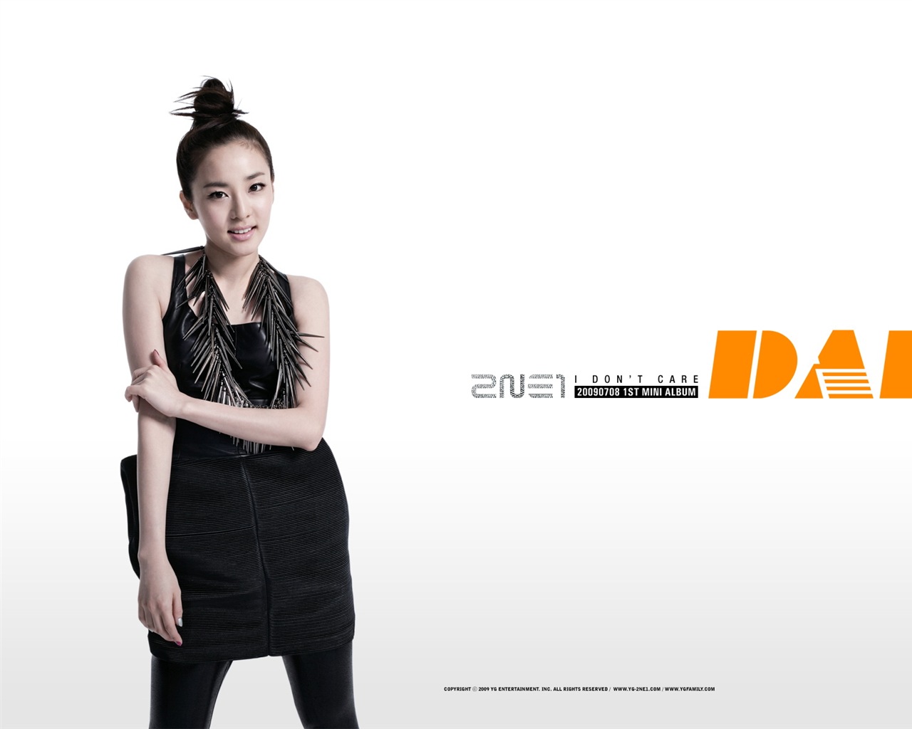 Korean music girls skupina 2NE1 HD tapety na plochu #8 - 1280x1024