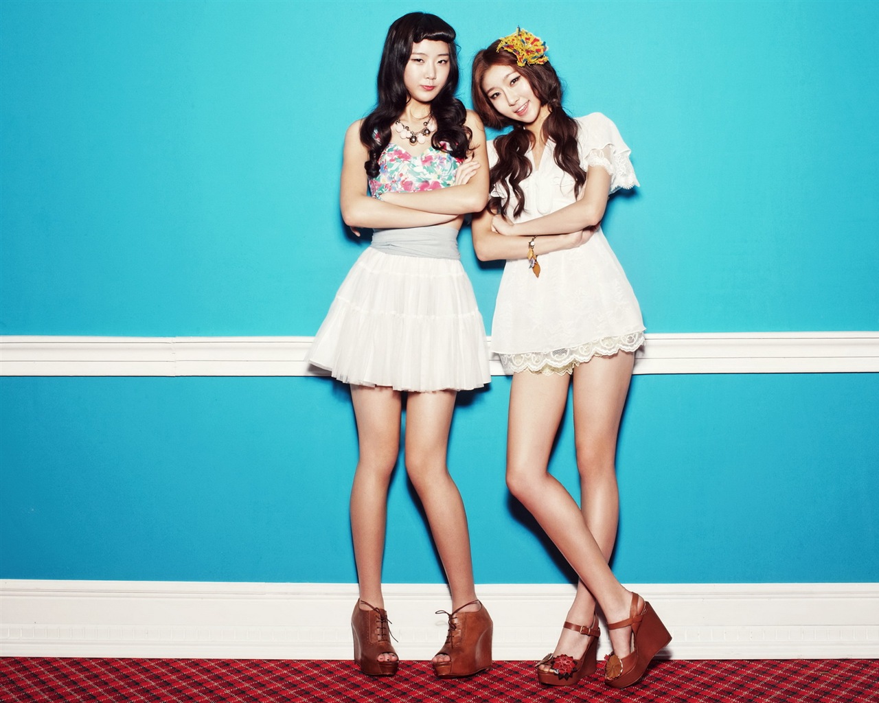 DalShabet Korean music beautiful girls HD wallpapers #2 - 1280x1024