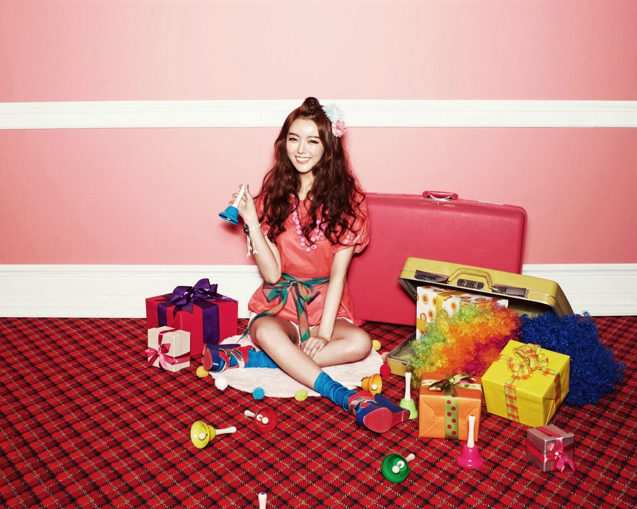 DalShabet Korean music beautiful girls HD wallpapers #12 - 1280x1024