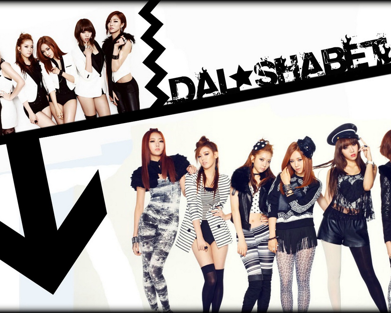 DalShabet 韓國音樂美女 高清壁紙 #16 - 1280x1024