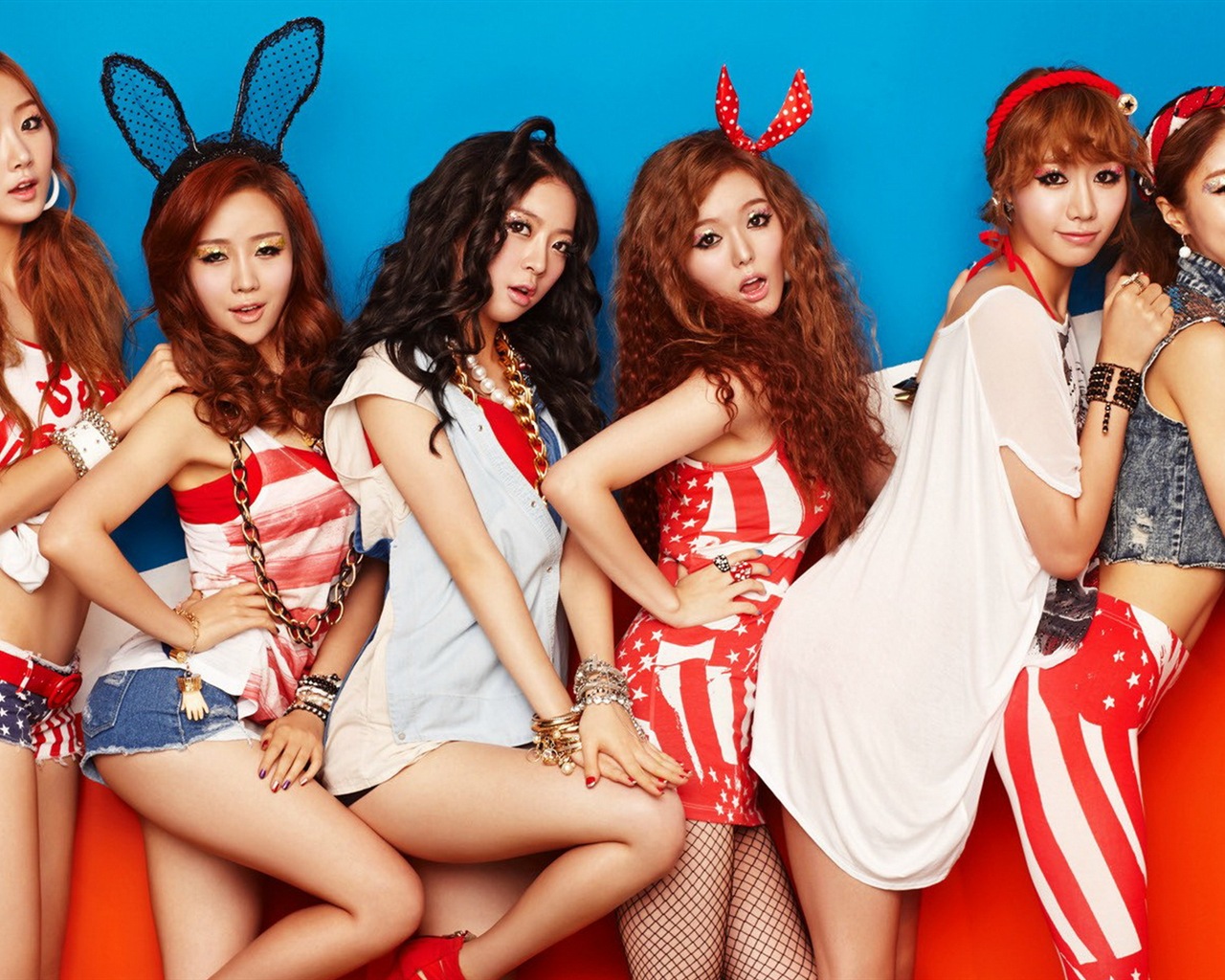 DalShabet Korean music beautiful girls HD wallpapers #20 - 1280x1024