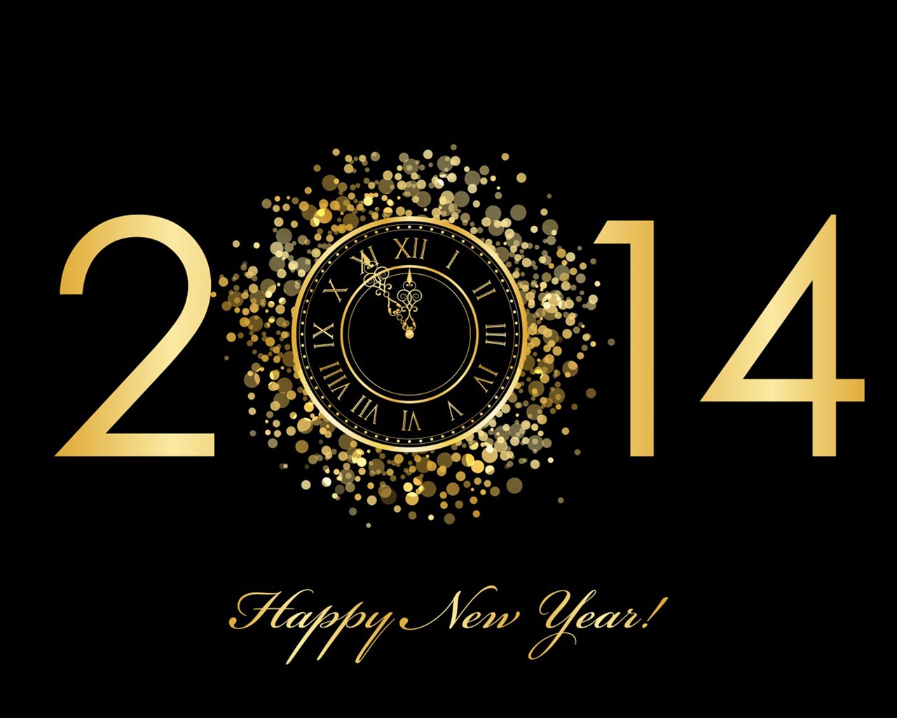 2014 New Year téma HD Tapety na plochu (1) #1 - 1280x1024