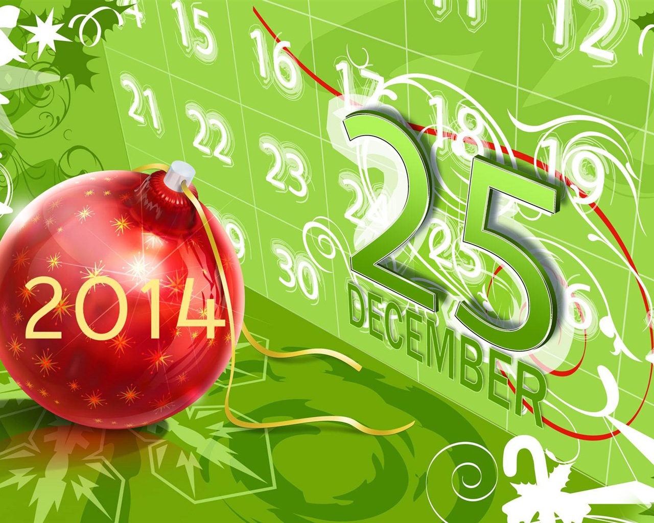 2014新年主題 高清壁紙(一) #6 - 1280x1024