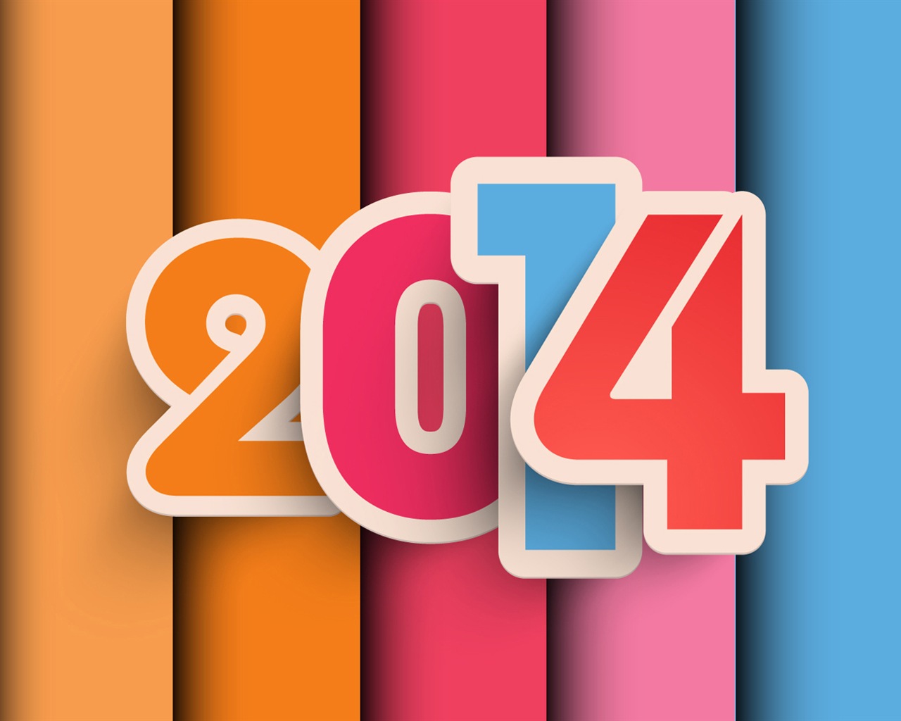2014新年主題 高清壁紙(一) #9 - 1280x1024