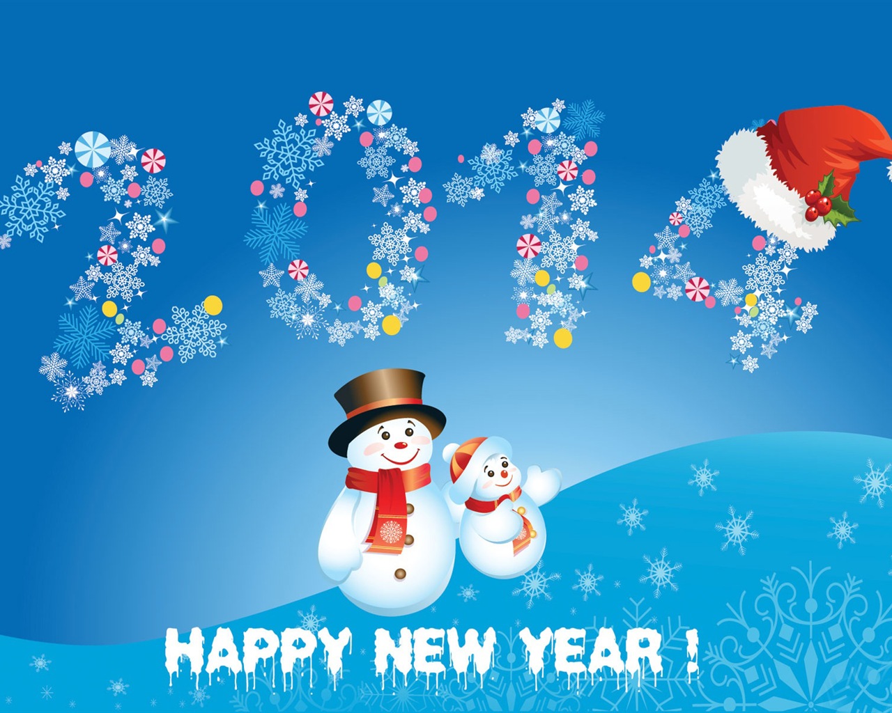 2014新年主題 高清壁紙(一) #17 - 1280x1024