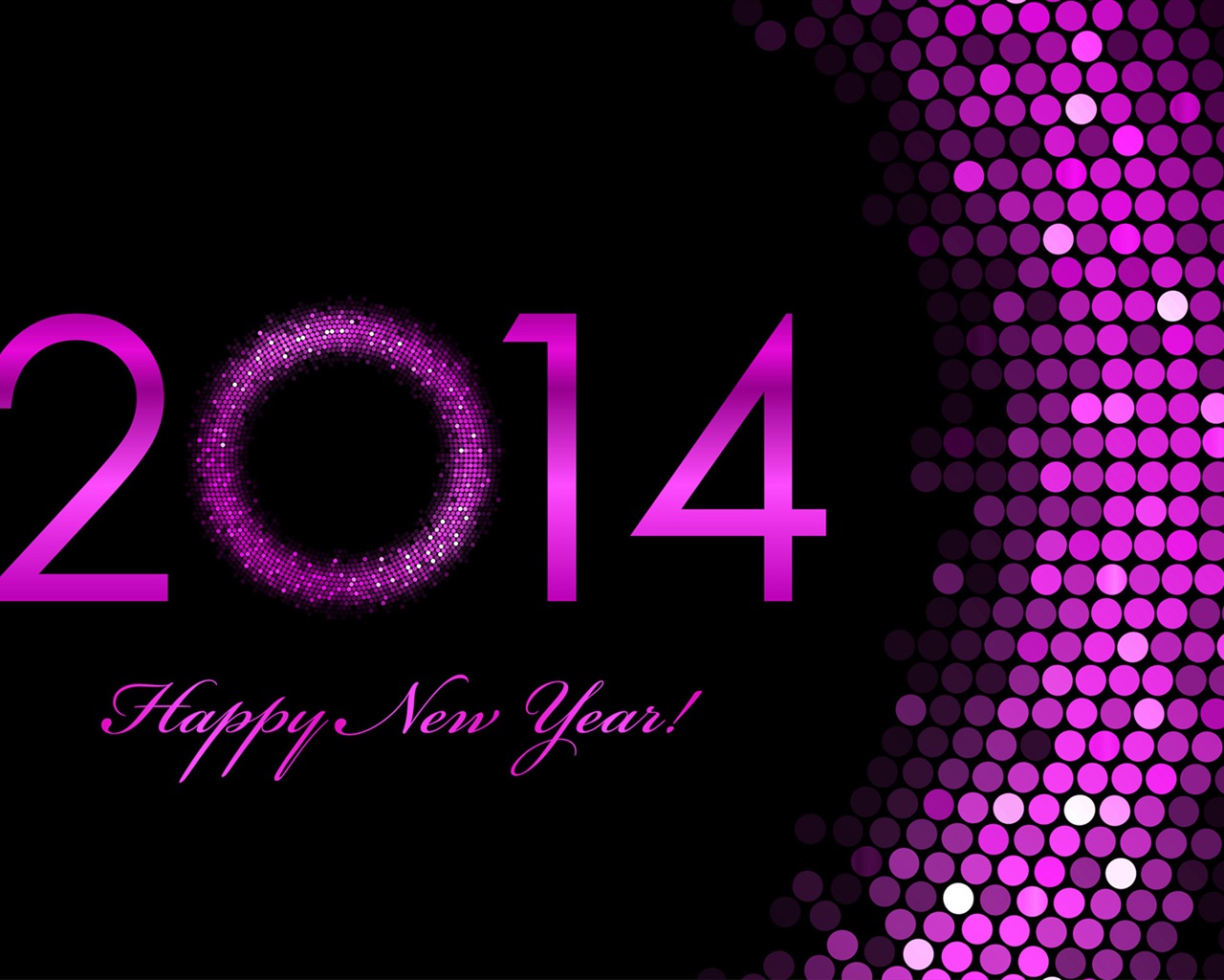 2014 New Year Theme HD Wallpapers (2) #1 - 1280x1024