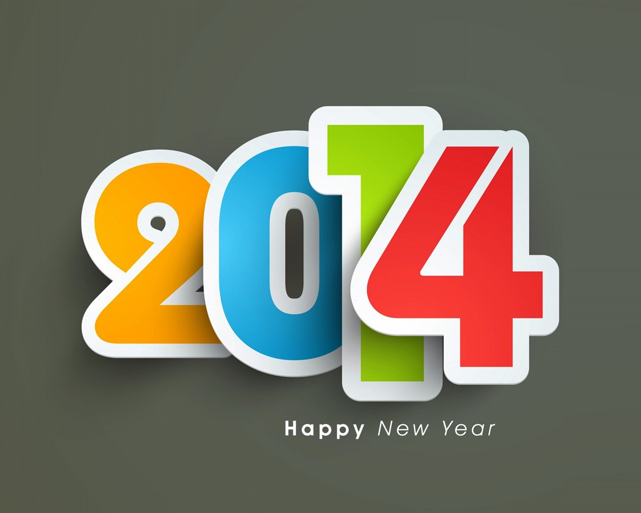2014 New Year Theme HD Wallpapers (2) #9 - 1280x1024