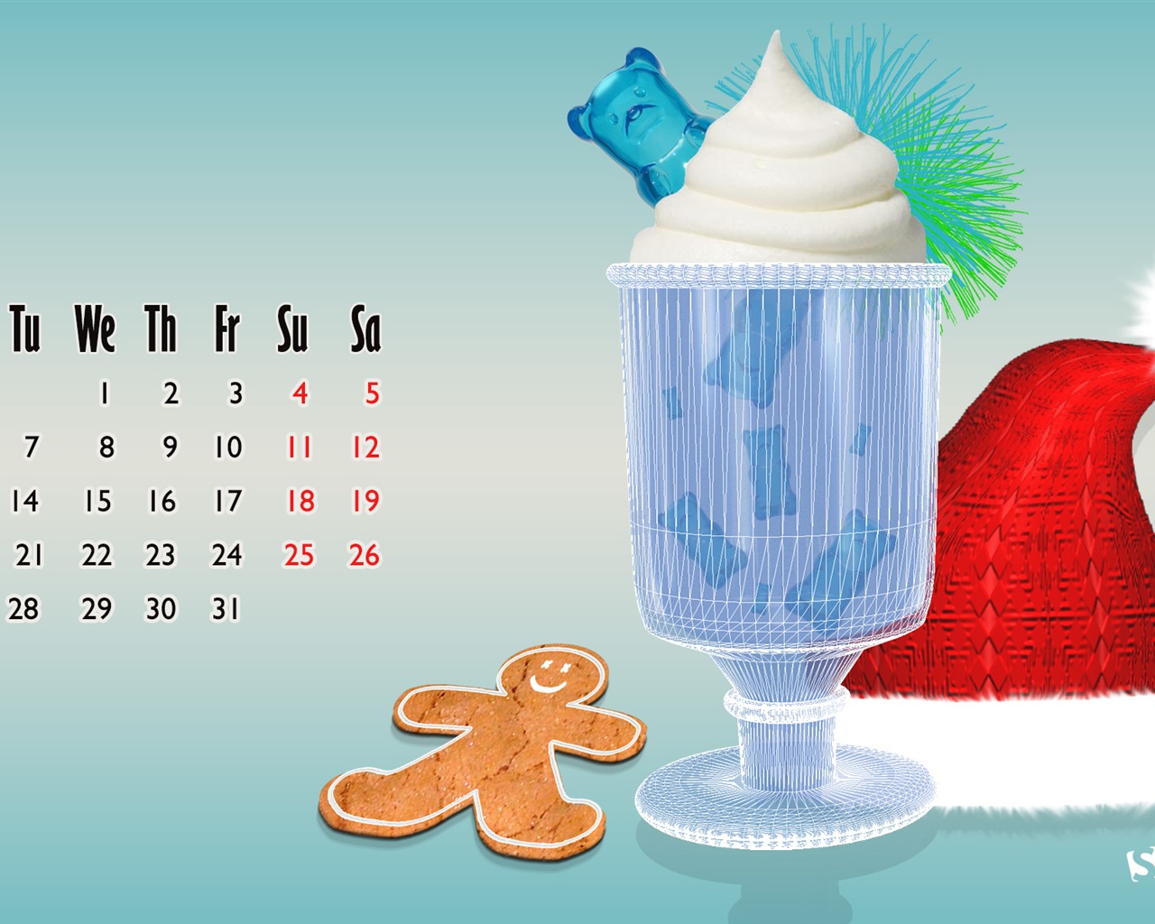 January 2014 Calendar Wallpaper (1) #13 - 1280x1024