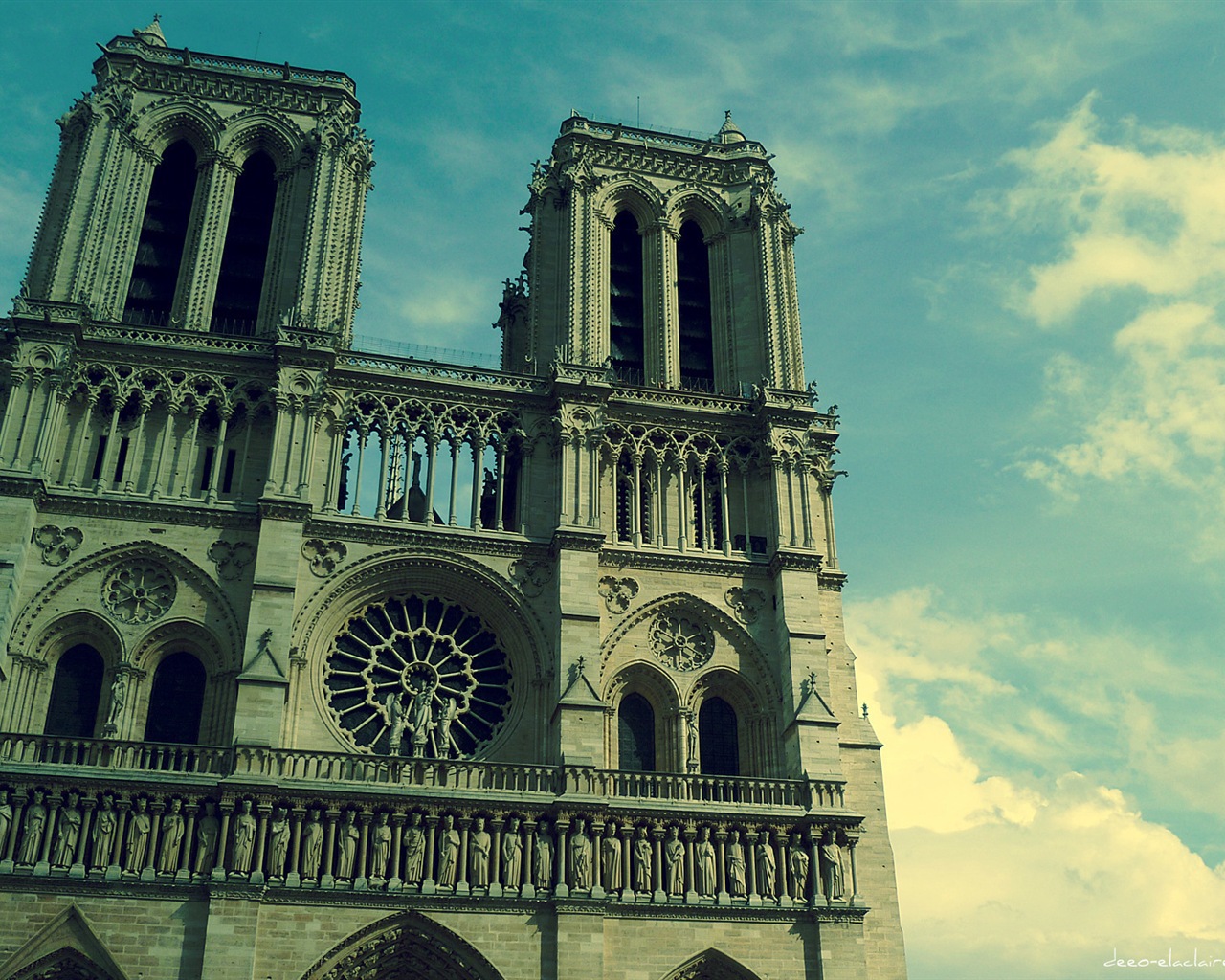 Notre Dame HD Tapety na plochu #2 - 1280x1024