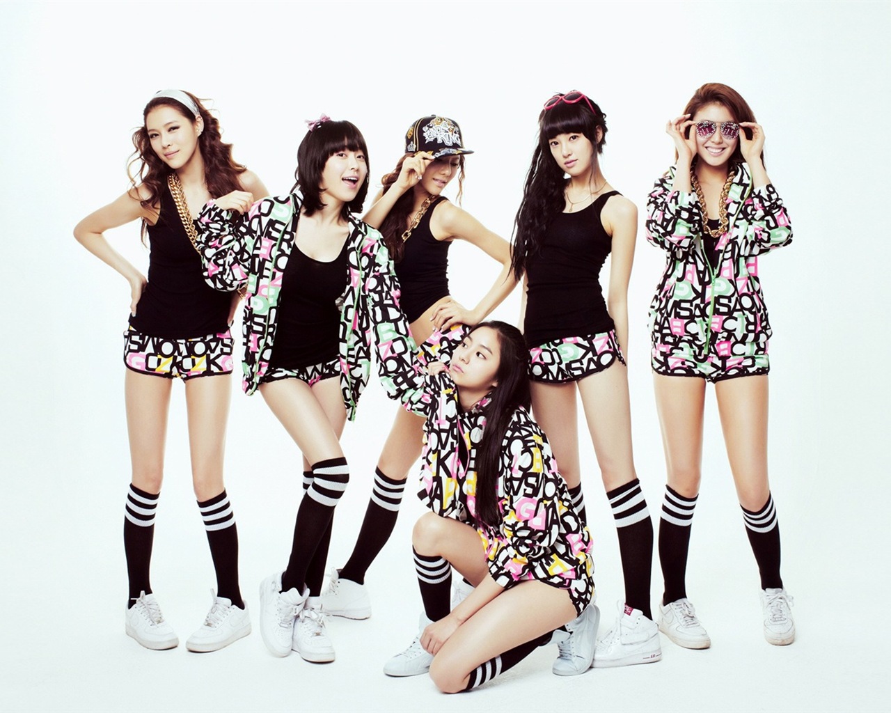 After School korejské hudební dívky HD Tapety na plochu #15 - 1280x1024