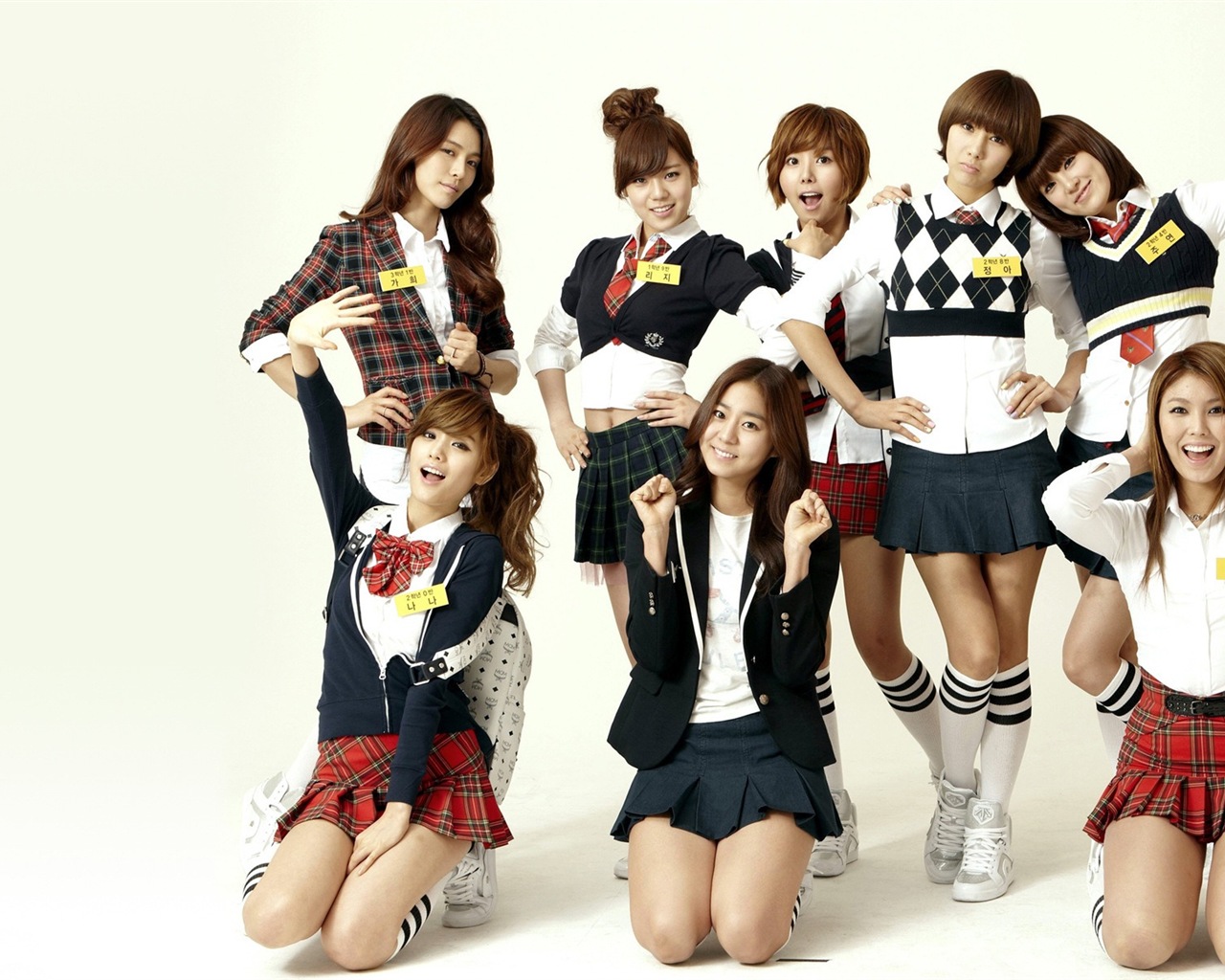 After School korejské hudební dívky HD Tapety na plochu #19 - 1280x1024