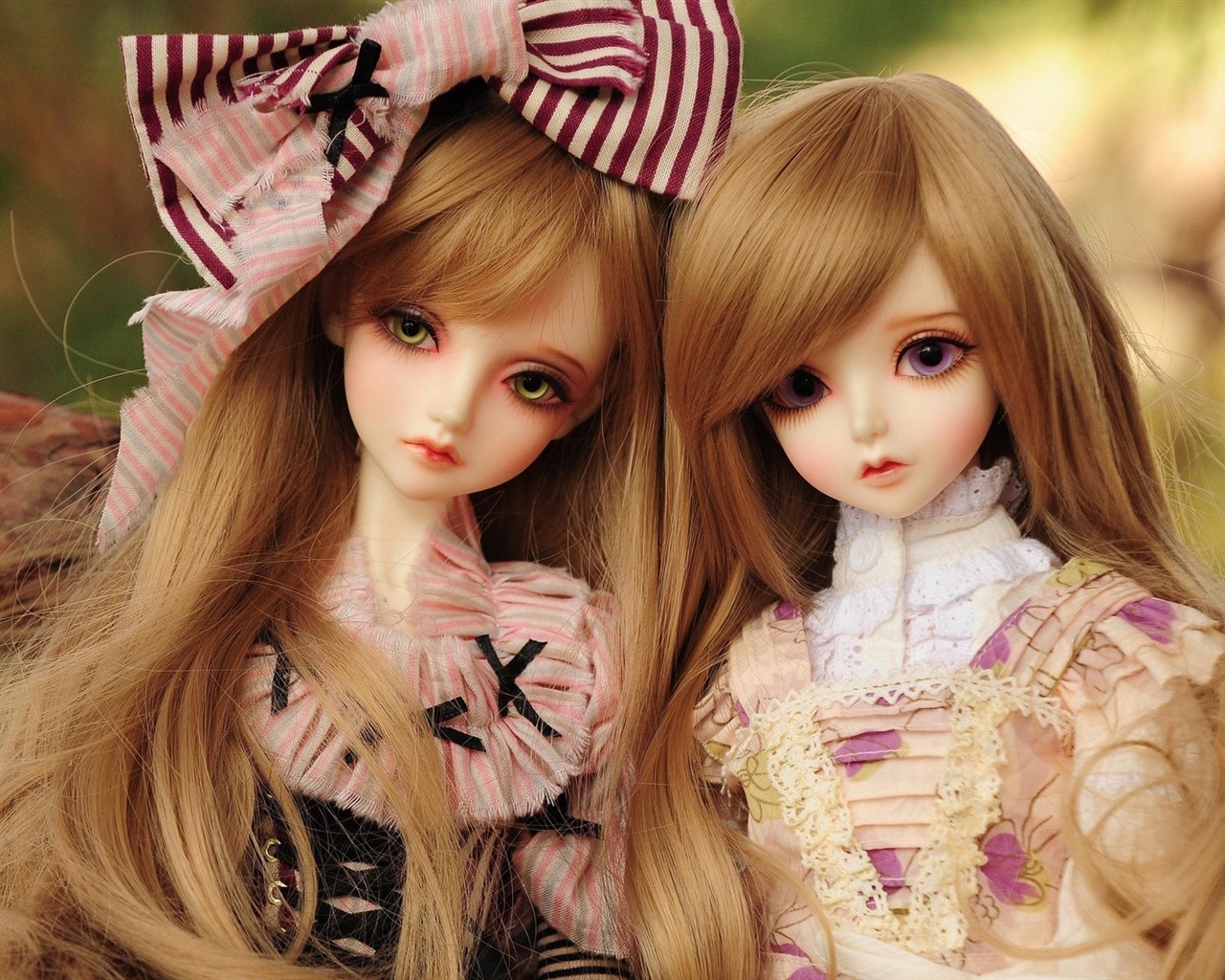 Krásné Super Dollfie hračky dívky HD Tapety na plochu #1 - 1280x1024