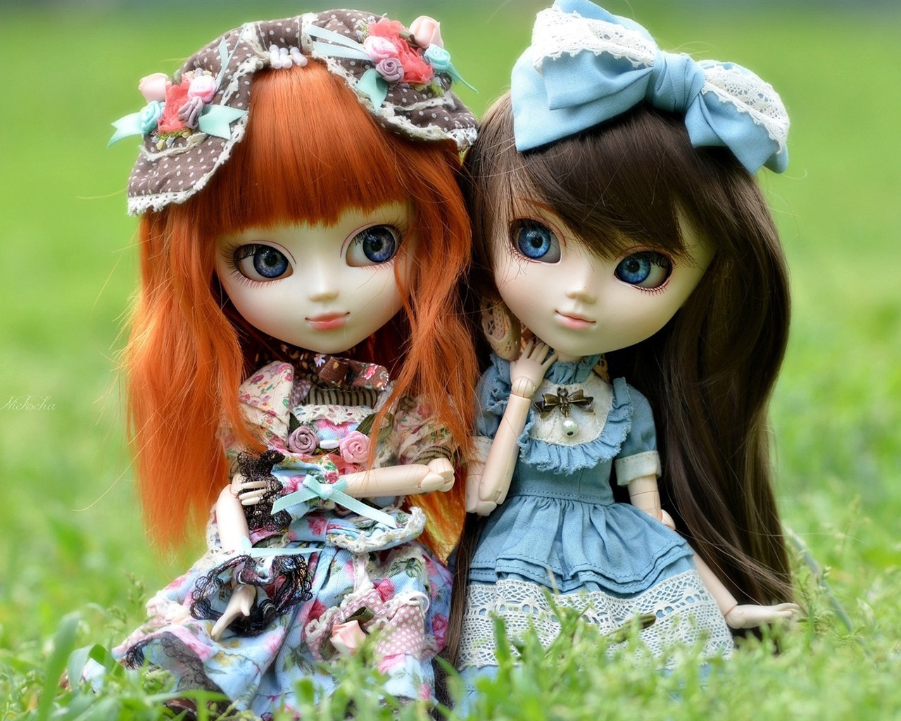 Beautiful Super Dollfie toy girls HD wallpapers #3 - 1280x1024