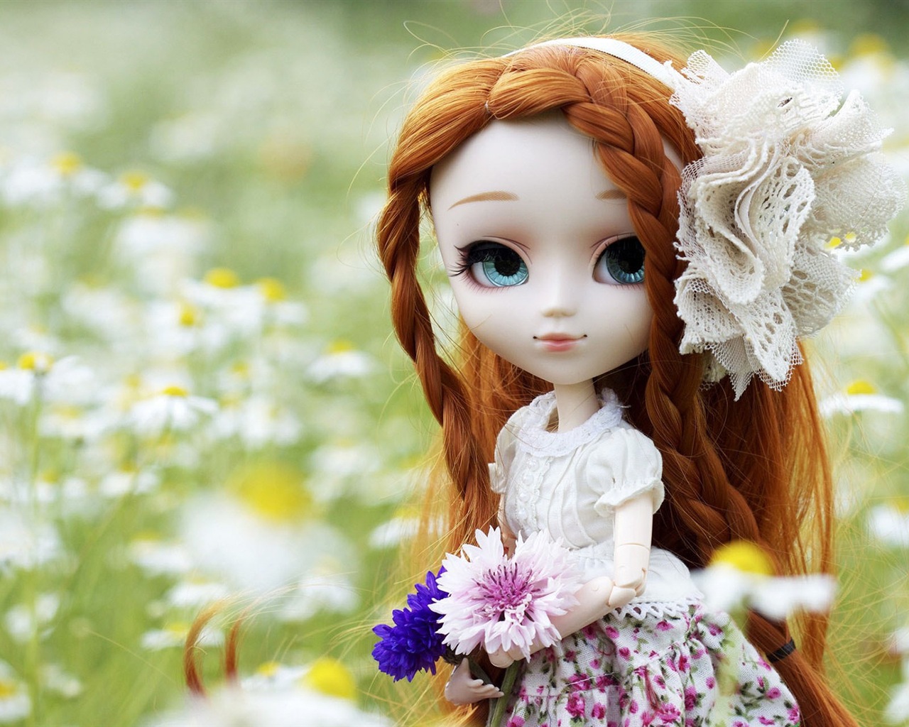 Krásné Super Dollfie hračky dívky HD Tapety na plochu #4 - 1280x1024