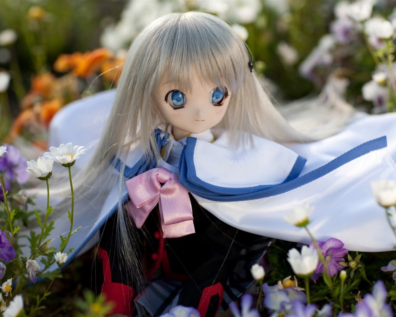 Beautiful Super Dollfie toy girls HD wallpapers #7 - 1280x1024