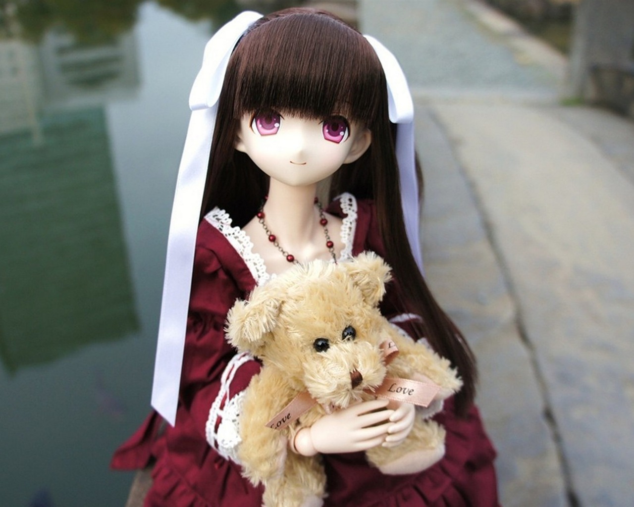Krásné Super Dollfie hračky dívky HD Tapety na plochu #10 - 1280x1024