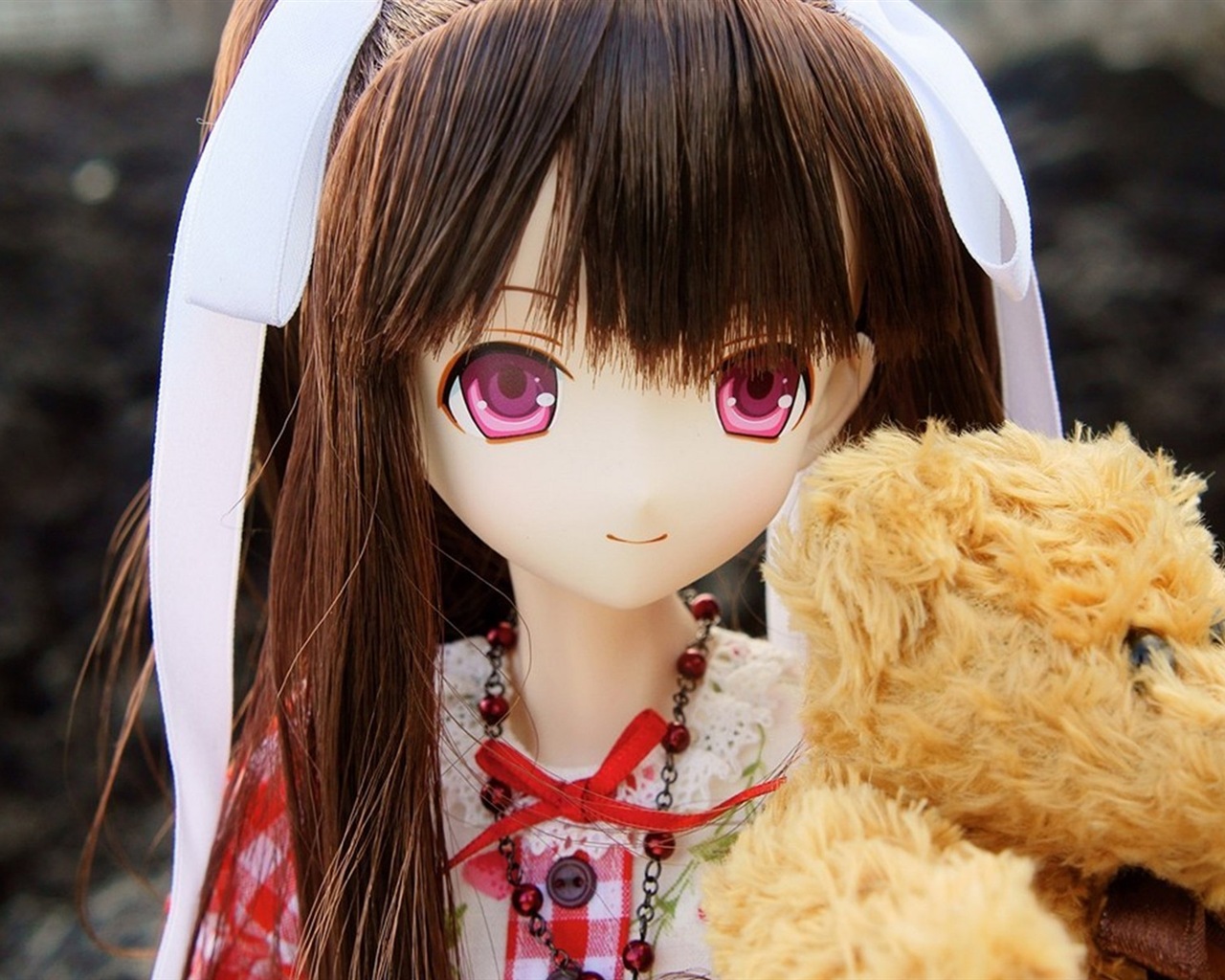 Beautiful Super Dollfie toy girls HD wallpapers #15 - 1280x1024