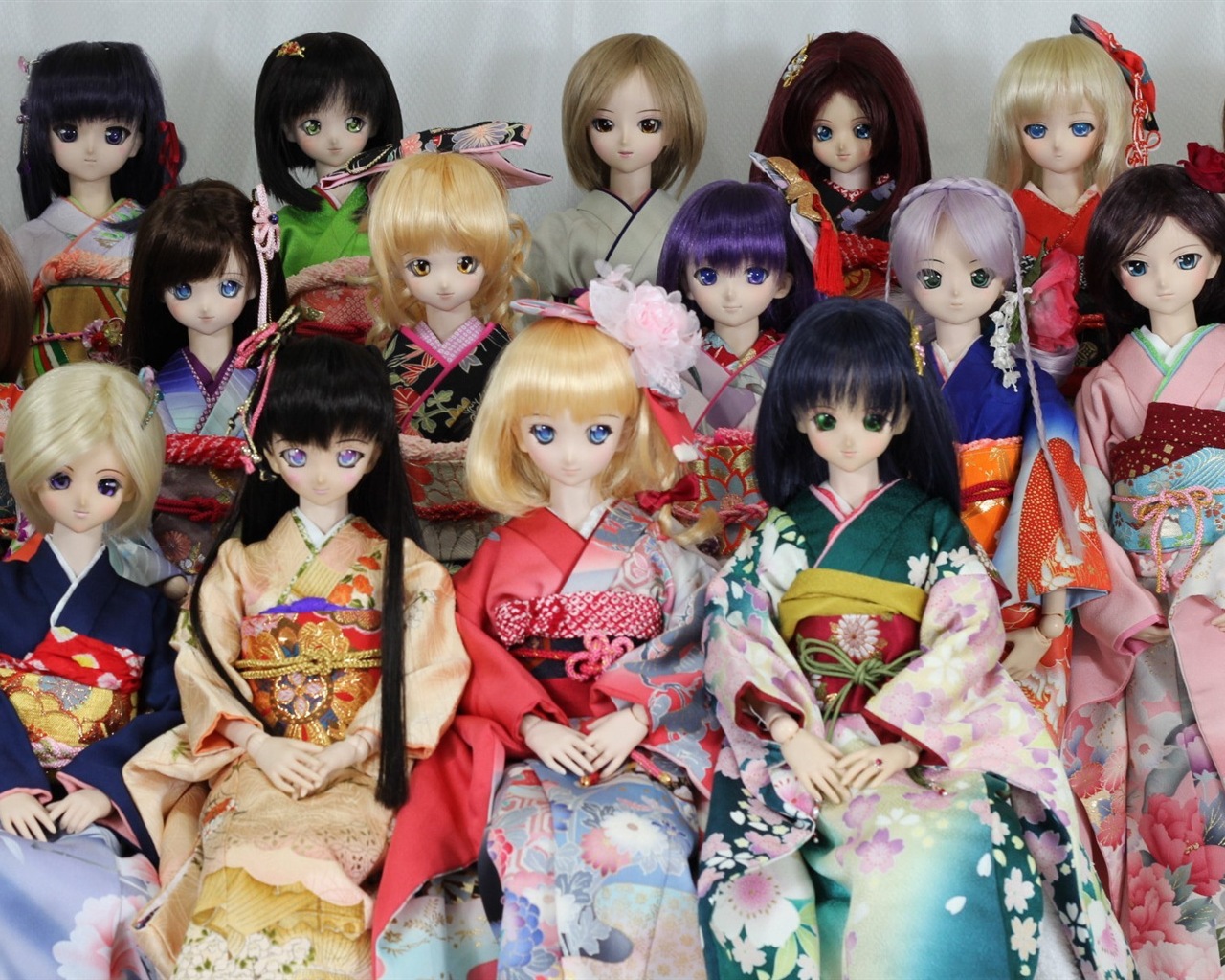 Krásné Super Dollfie hračky dívky HD Tapety na plochu #16 - 1280x1024