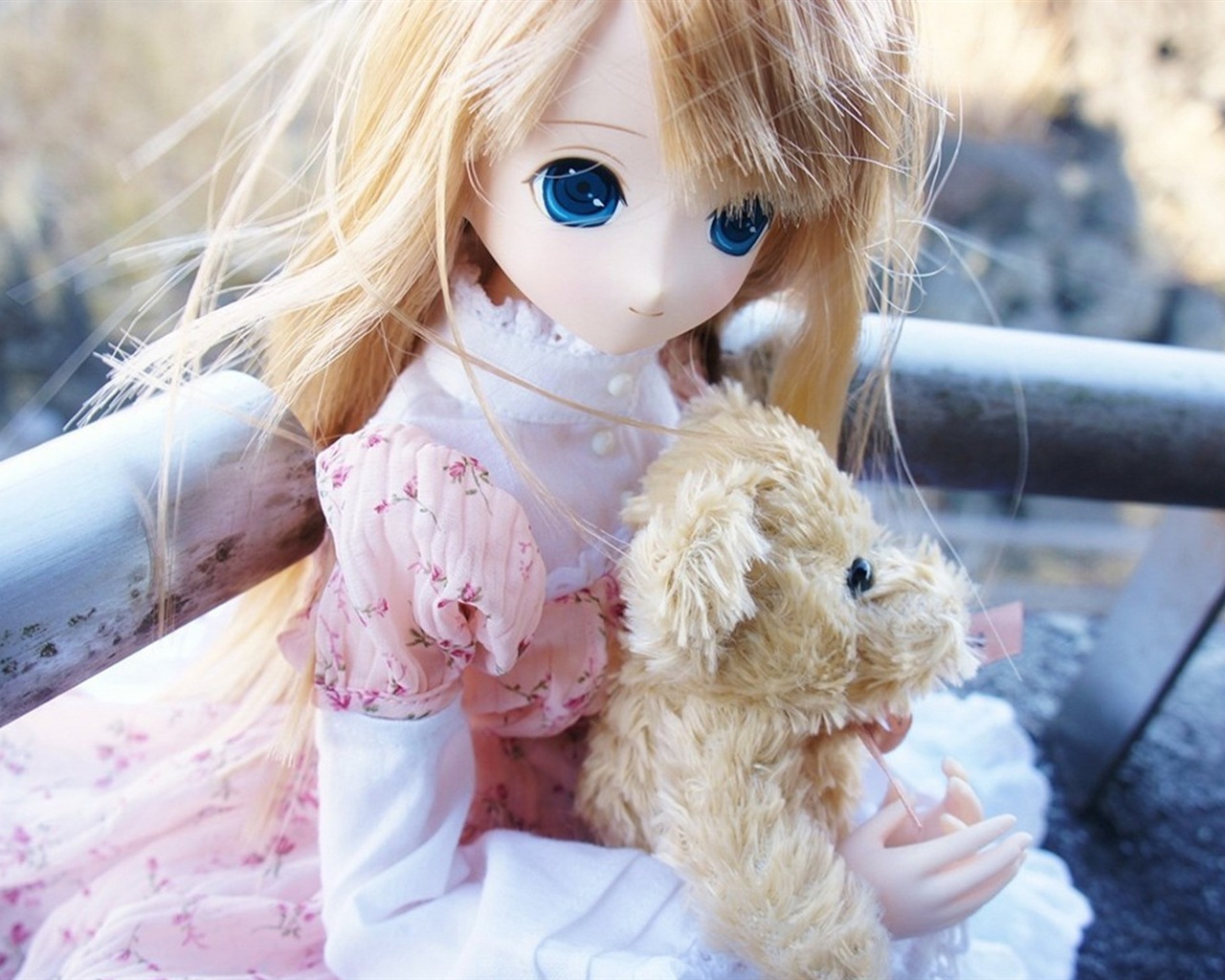 Krásné Super Dollfie hračky dívky HD Tapety na plochu #18 - 1280x1024