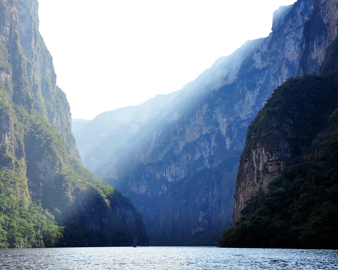 Belles montagnes, lac, forêt, fonds d'écran Windows 8 thème HD #8 - 1280x1024